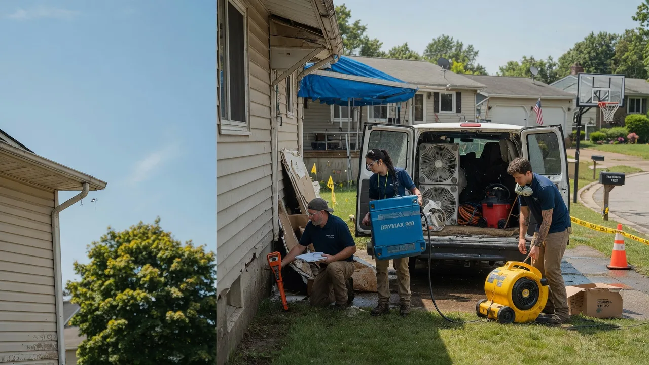 Ceiling Leak Cleanup in Trafalgar, IN near me