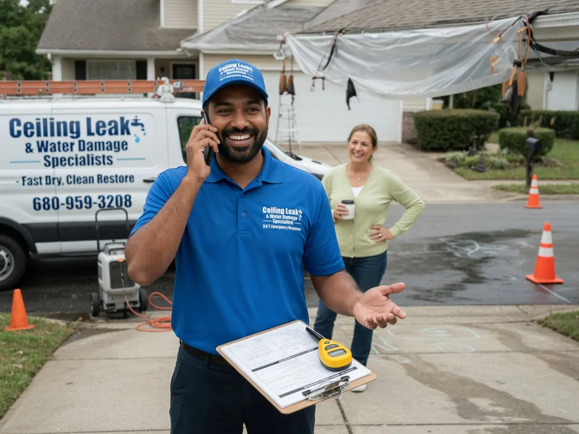 Ceiling Leak Cleanup Trafalgar, IN FAQs